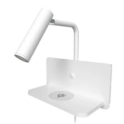 DAVOS USB SEINÄVALAISIN langattomalla latausalustalla