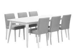 DECO LUX 6 hengen ruokailuryhmä koivu