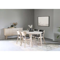 FILIPPA ruokapöytä ovaali jatkettava 105 x 170 + 40 cm