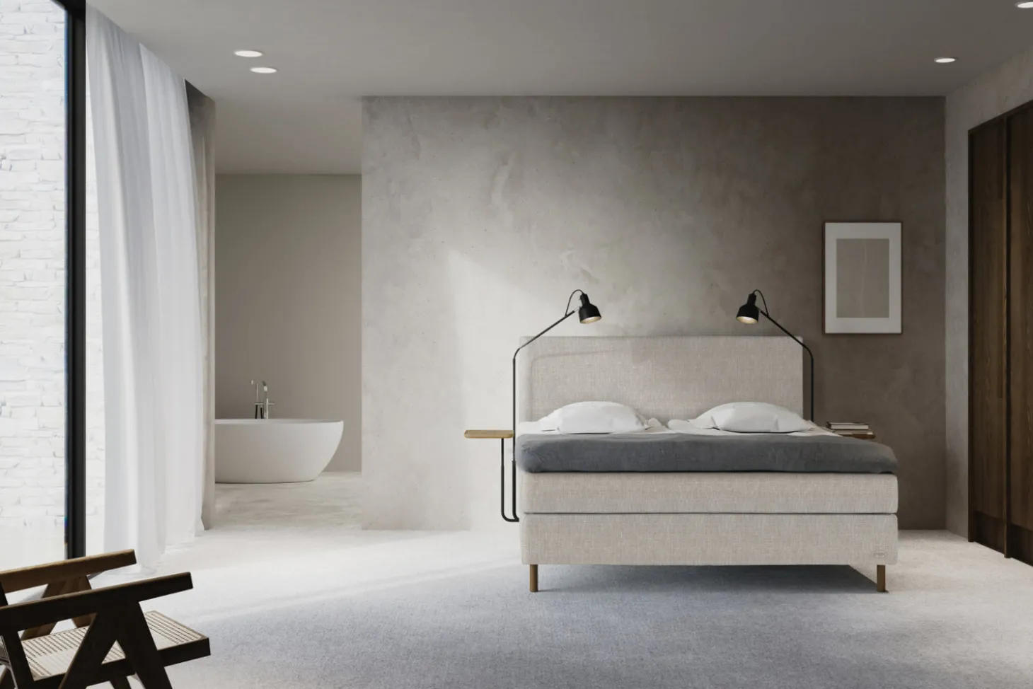 JENSEN OPAL LIMITED EDITION jenkkisänky paketti 180 x 200 cm Sleep 1 s