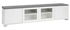 KIVI tv-taso 192 cm 2 ovea ja 2 lasiovea keskellä