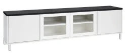KIVI tv-taso 192 cm 2 ovea ja 2 lasiovea keskellä