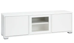 KIVI tv-taso 144 cm 2 ovea ja lasiovi