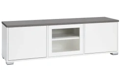 KIVI tv-taso 144 cm 2 ovea ja lasiovi
