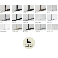 LAKEUS DESIGN liukuovikaappi mittatilauksena 210 x 60 x 230 cm