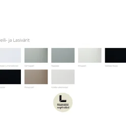 LAKEUS DESIGN liukuovikaappi mittatilauksena 180 x 60 x 245 cm