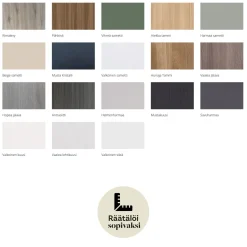 LAKEUS DESIGN liukuovikaappi mittatilauksena 140 x 60 x 250 cm
