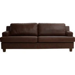 NOVA 3 hengen sohva 200 cm Valentino-nahkaverhoilulla
