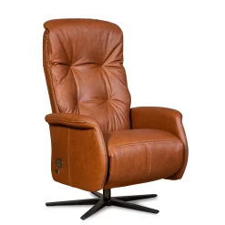 RECLINER 10 sähkömekanismituoli nahkaverhoilulla