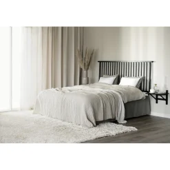 RIGGINS sängynpääty 194 cm musta