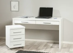 SHAPE työpöytä 130 cm laatikoilla