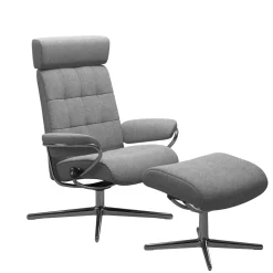 STRESSLESS LONDON CROSS tv-tuoli korkea niskatuella + rahi