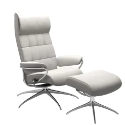 STRESSLESS LONDON STAR tv-tuoli korkea selkänoja + rahi Batick nahkave