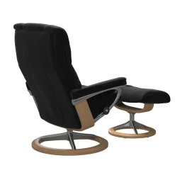 STRESSLESS MAYFAIR M SIGNATURE tv-tuoli + rahi Paloma nahkaverhoilulla