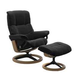 STRESSLESS MAYFAIR M SIGNATURE tv-tuoli + rahi Paloma nahkaverhoilulla