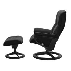 STRESSLESS MAYFAIR M SIGNATURE tv-tuoli + rahi Paloma nahkaverhoilulla