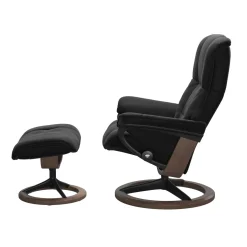 STRESSLESS MAYFAIR M SIGNATURE tv-tuoli + rahi Paloma nahkaverhoilulla