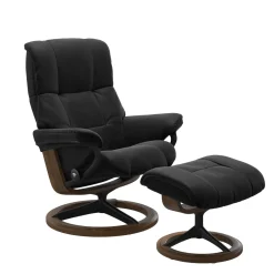 STRESSLESS MAYFAIR M SIGNATURE tv-tuoli + rahi Paloma nahkaverhoilulla