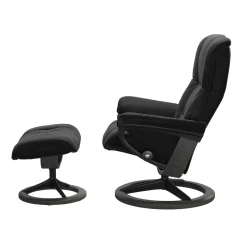 STRESSLESS MAYFAIR M SIGNATURE tv-tuoli + rahi Paloma nahkaverhoilulla