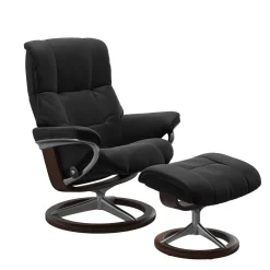 STRESSLESS MAYFAIR M SIGNATURE tv-tuoli + rahi Paloma nahkaverhoilulla
