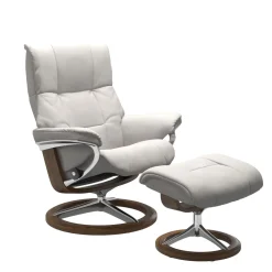 STRESSLESS MAYFAIR M SIGNATURE tv-tuoli + rahi Batick nahkaverhoilulla
