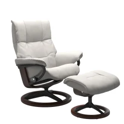 STRESSLESS MAYFAIR M SIGNATURE tv-tuoli + rahi Batick nahkaverhoilulla