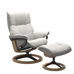 STRESSLESS MAYFAIR M SIGNATURE tv-tuoli + rahi Batick nahkaverhoilulla