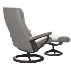 STRESSLESS VIEW M SIGNATURE tv-tuoli + rahi Batick nahkaverhoilulla