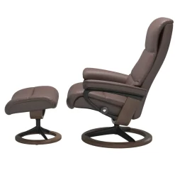 STRESSLESS VIEW M SIGNATURE tv-tuoli + rahi Velaro nahkaverhoilulla