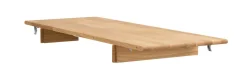 TYLER ovaalin ruokapöydän jatkolevy 40 cm